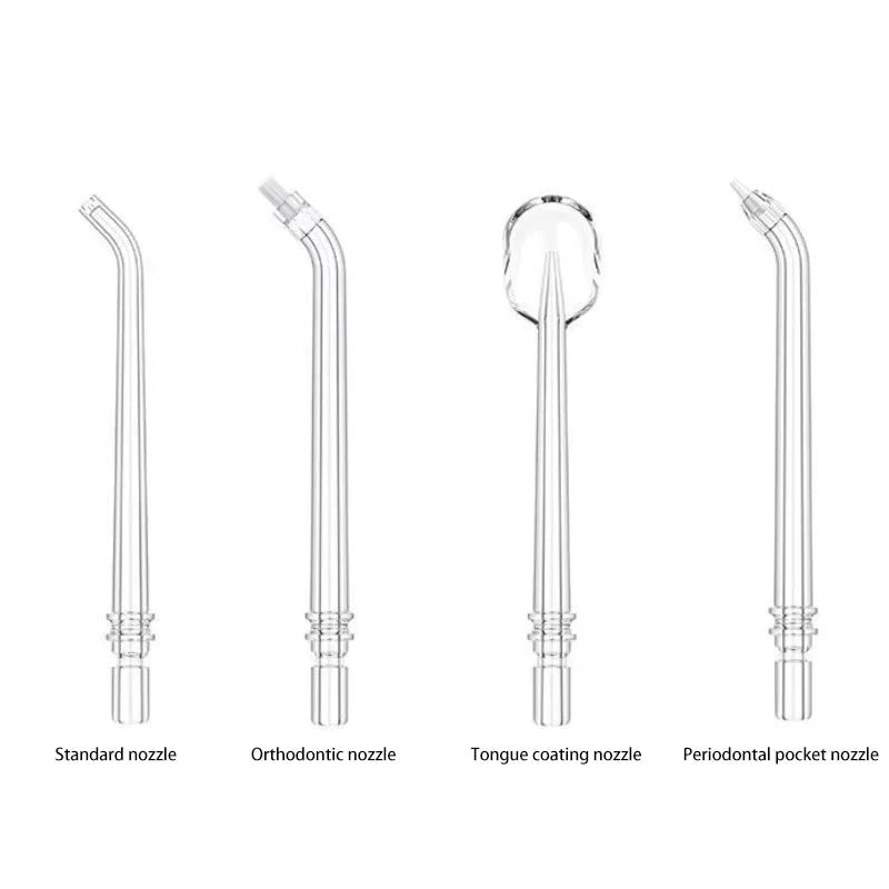 Water Dental Flosser Pick for Teeth: 5 Cleaning Modes Cordless Portable with 4 Heads - Waterproof Flossing Cleaning Picks for Home Travel