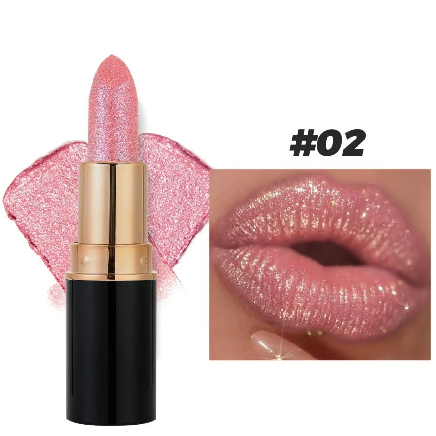 Diamond Lip Gloss Glitter Waterproof Lipstick