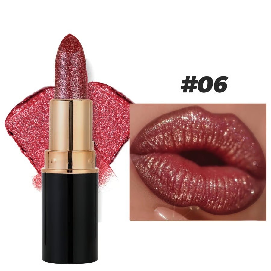 Diamond Lip Gloss Glitter Waterproof Lipstick