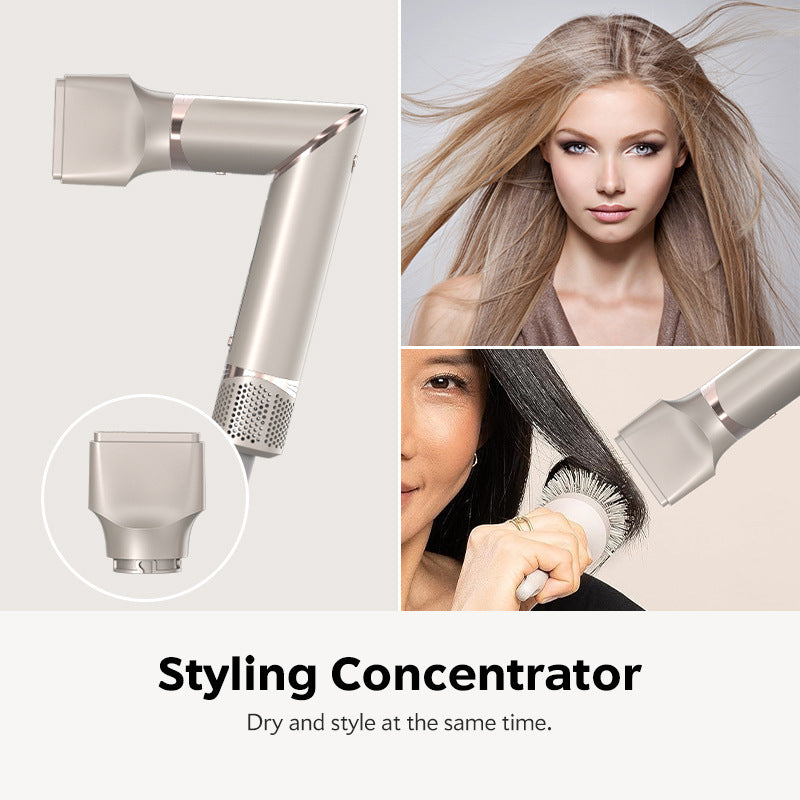 8 in 1 Multi Salon Styler Hair Dryer Brush Set with Folding Handle Auto Curler High Speed Dryer Hot Air Styler
