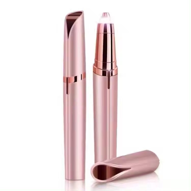 Portable Eyebrow Electric Hair Remover for Women with Led Light, Painless & Safe Eyebrow Epilator
