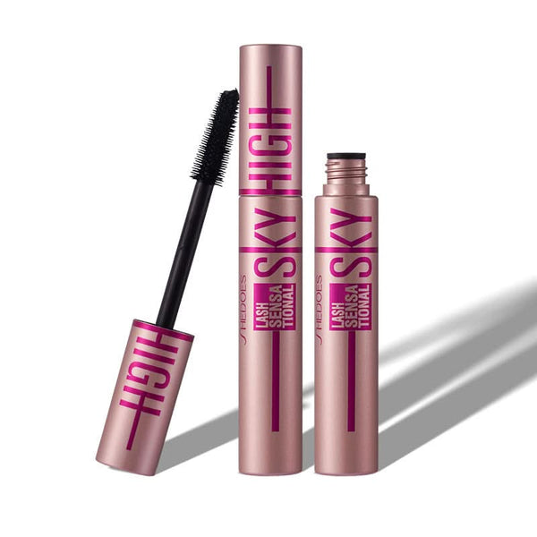 4D Long Lasting Mascara - Washable Volumizing Waterproof Black Sweatproof Curling Mascara - Sccoti