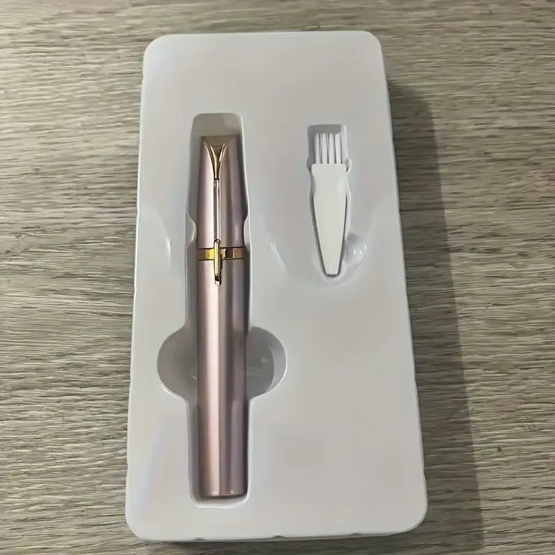 Portable Eyebrow Electric Hair Remover for Women with Led Light, Painless & Safe Eyebrow Epilator