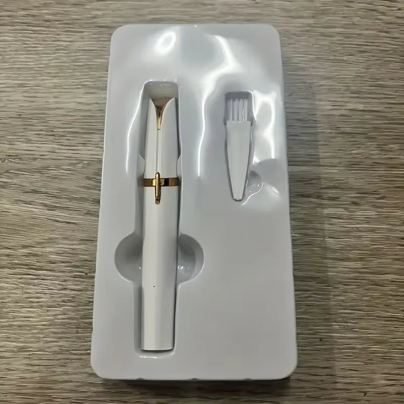 Portable Eyebrow Electric Hair Remover for Women with Led Light, Painless & Safe Eyebrow Epilator