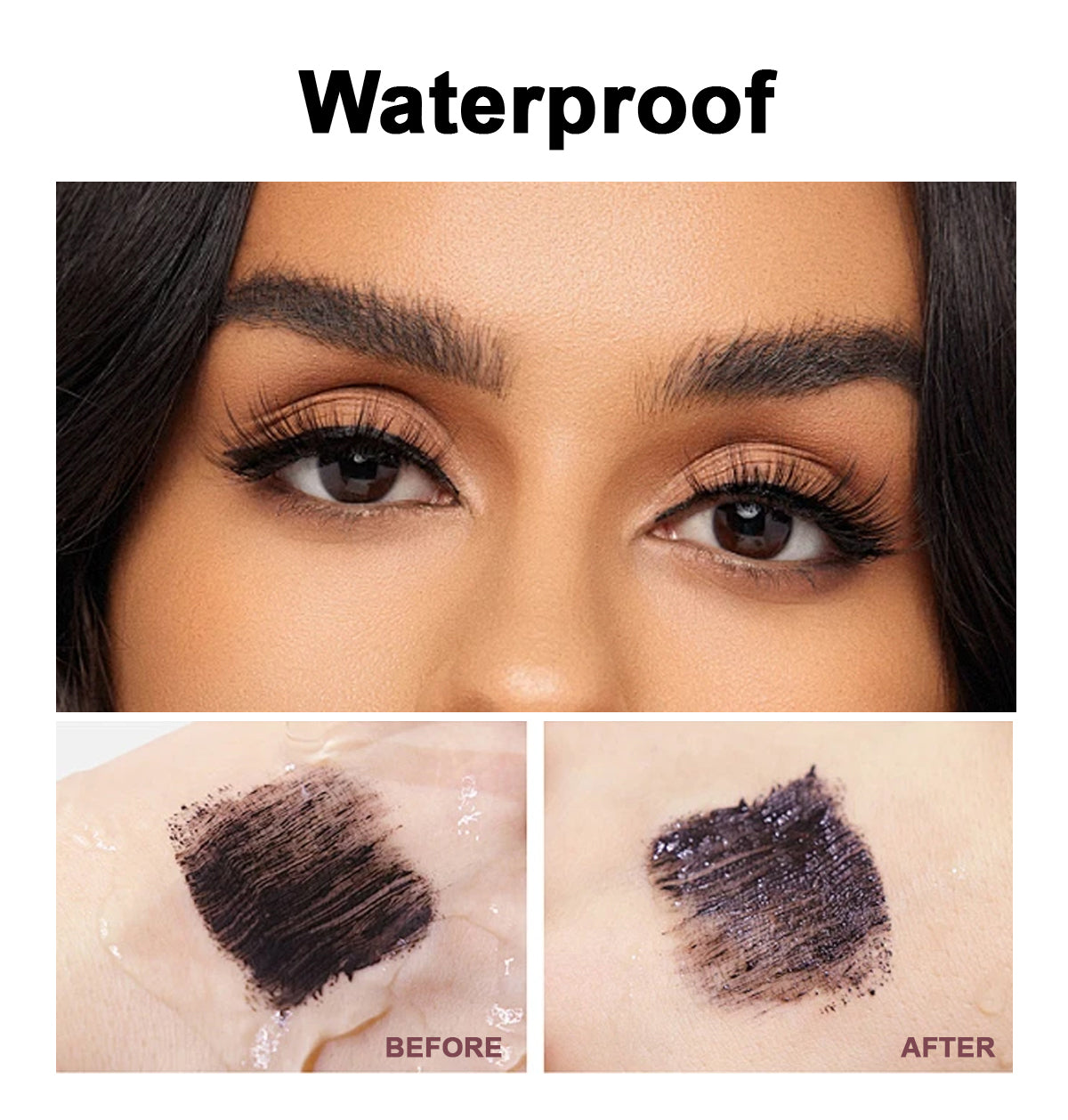 High Quality 3D Waterproof Volume 2-in-1 Mascara for Eyelashes