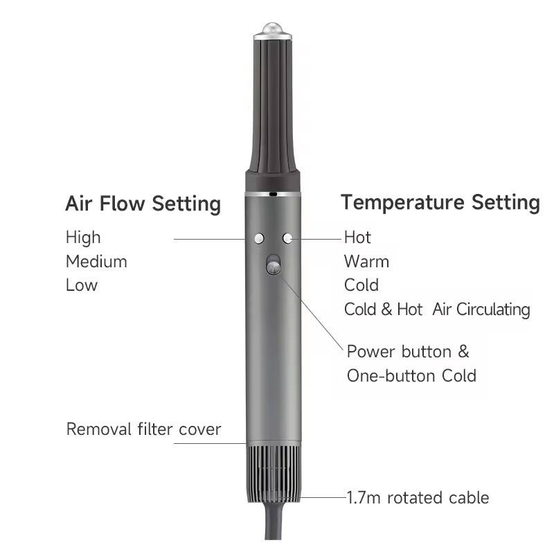 8-in-1 Salon-Grade Professional Hair Multi Styler - Upgraded Styling Power - Exclusive Edition