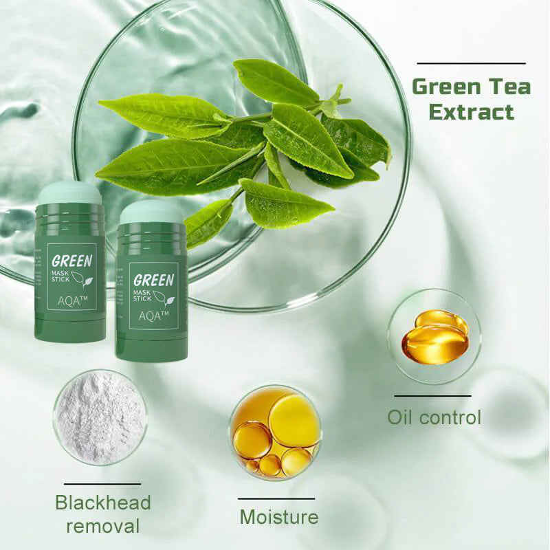 Anti-Blackhead Green Tea Miracle Stick - Removes Blackheads from Face and Nose