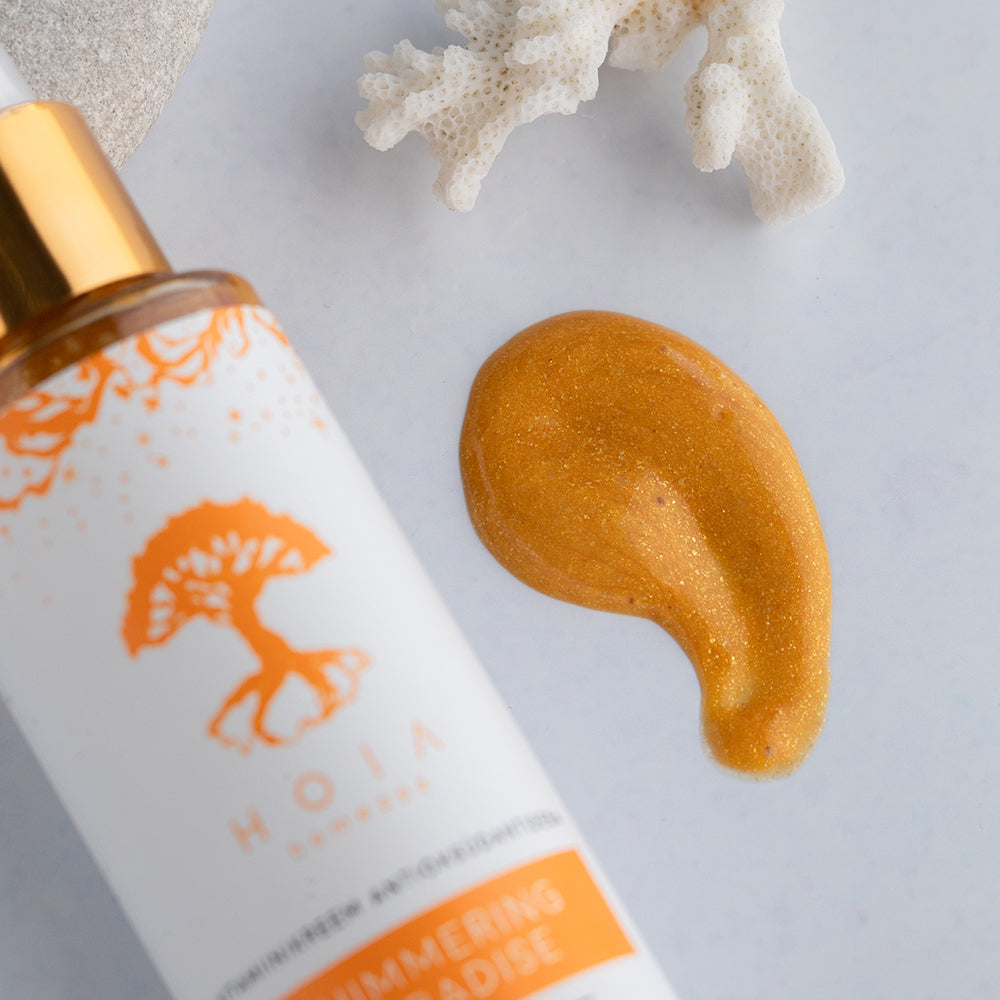 Crema corporal con vitaminas Shimmering Paradise y antioxidantes, 100 ml