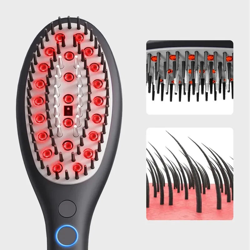 Laser Hair Growth Brush – Stimulate Hair Growth with Red Light Therapy