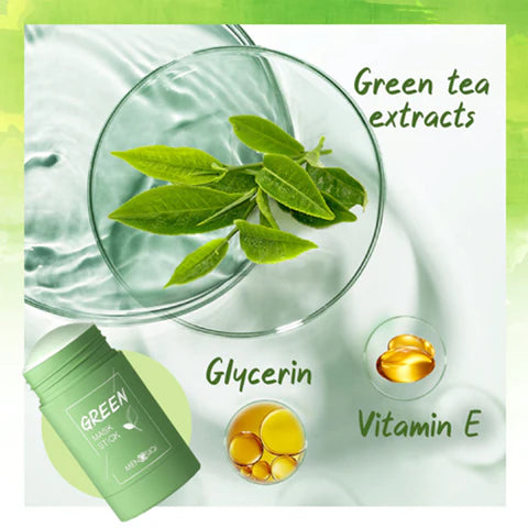Anti-Blackhead Green Tea Miracle Stick - Removes Blackheads from Face and Nose
