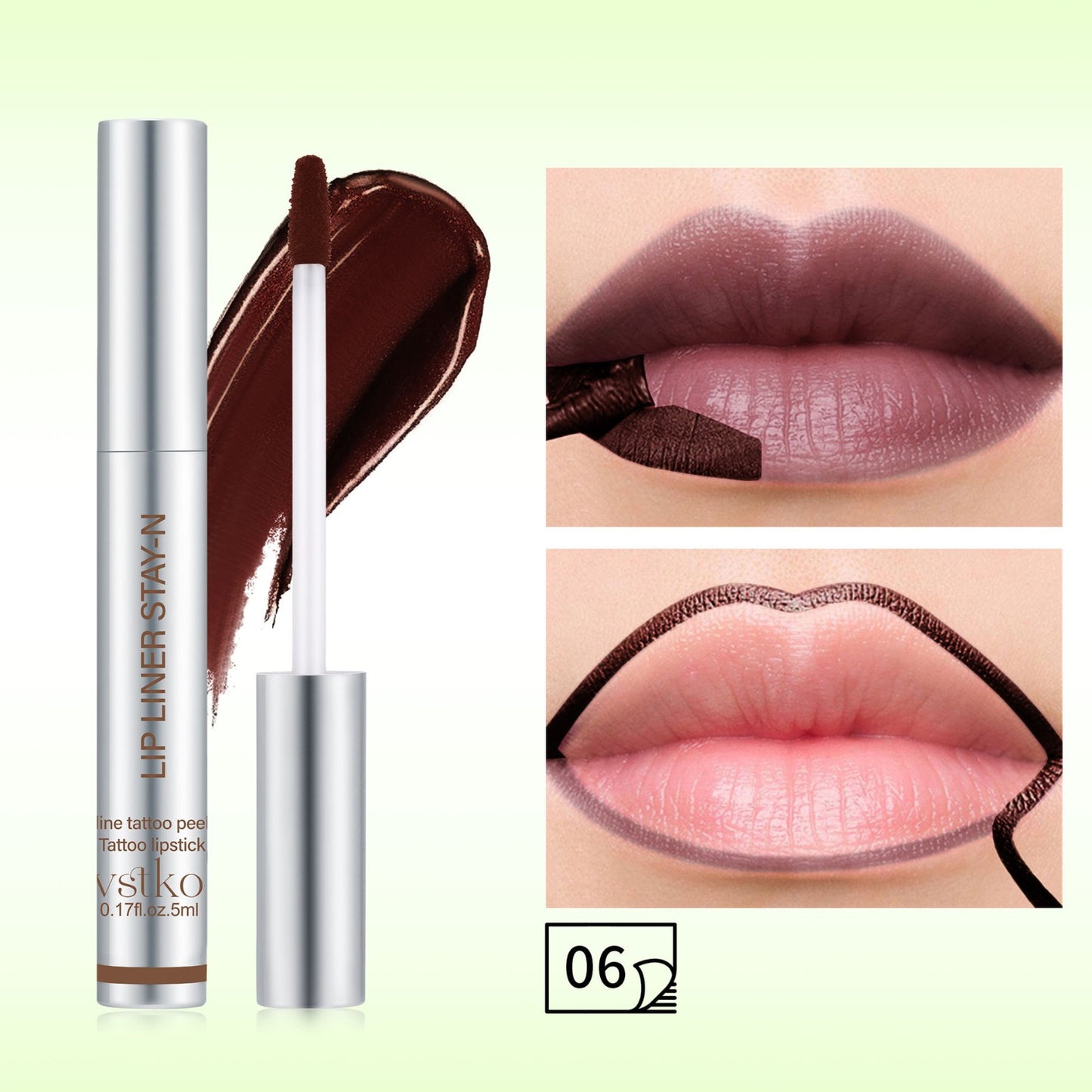 Peel-Off Matte Lip Liner & Tint