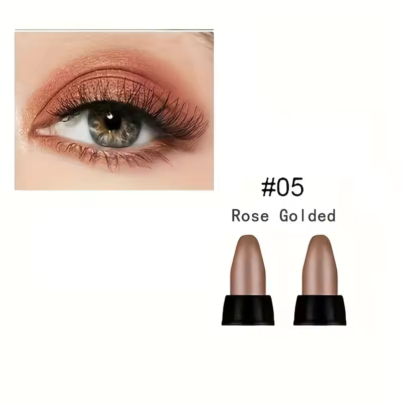 16 Colors Pearlescent Eye Shadow, Color Glitter Waterproof Long-Lasting Eye Makeup Non-smudge Eyeshadow