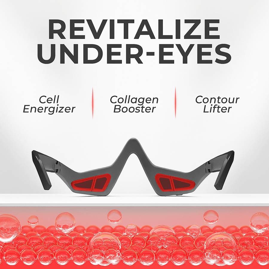 Under - Eye Red Light Therapy Glasses - Sccoti