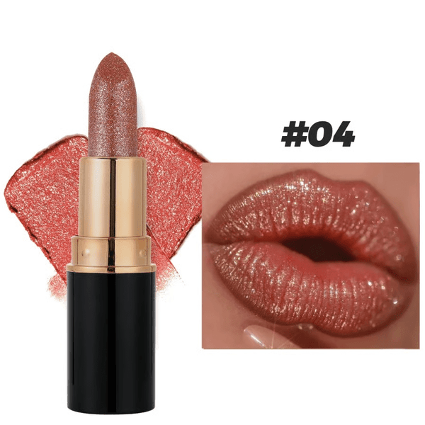 Diamond Lip Gloss Glitter Waterproof Lipstick - Sccoti