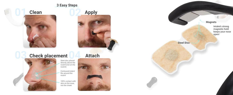 Breathing Nasal Strip Starter Kit - Boost Oxygen Intake, Reduce Snoring, Improve Sleep Quality - Sweat Resistant, Skin Safe Nasal Strips - Extra Strength Snoring Solution - Sccoti