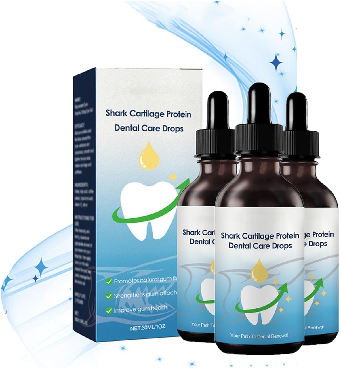 Shark Cartilage Protein Dental Regrowth Drops