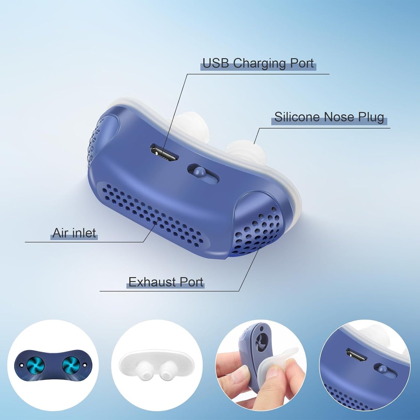 Double Vortex Anti Snoring Device - Effective Snoring Solution