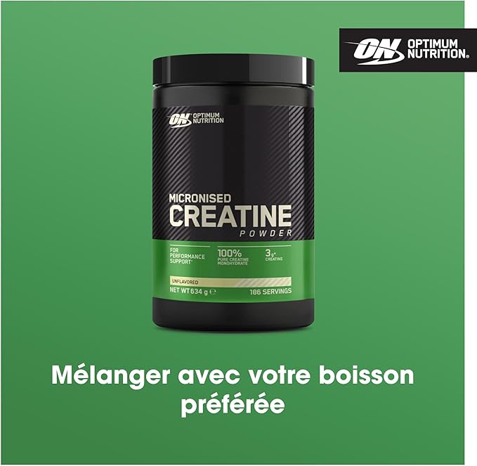 Optimum Nutrition Micronised Creatine Monohydrate Powder 100% Pure