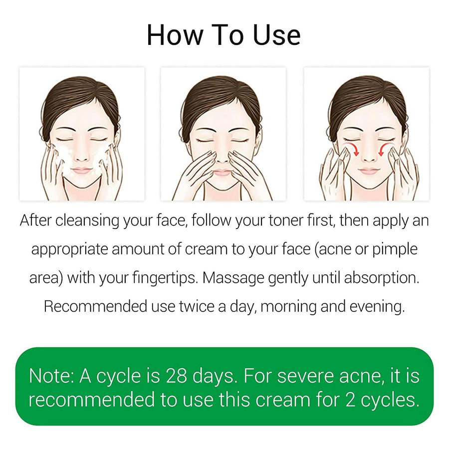 BREYLEE Acne Treatment Cream, Tea Tree Oil Acne Cream for Clearing Severe Acne, Breakout, Remove Pimple and Repair Skin (20ml,0.7oz) - Sccoti