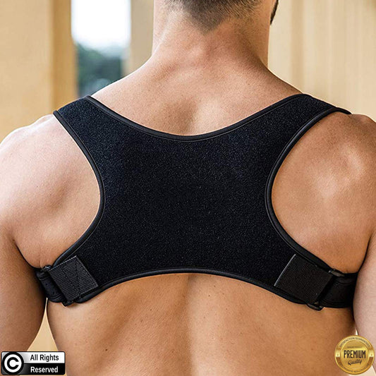 Posture Corrector & Spine Support | Universal Fit Adjustable Upper Back Brace For Clavicle To Support Neck, Back and Shoulder Pain Relief Kyphosis Straightener