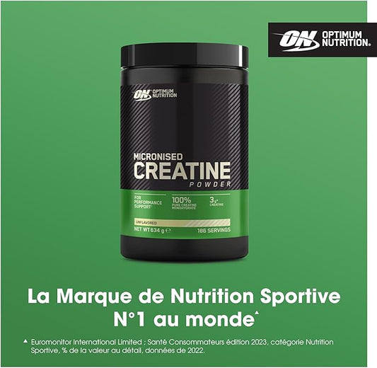 Optimum Nutrition Micronised Creatine Monohydrate Powder 100% Pure