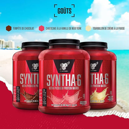 BSN Syntha 6, Premium Protein Powder for Muscle Growth and Repair