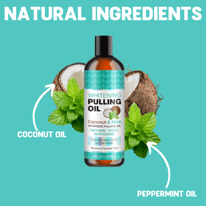 BrightPull - Coconut Whitening Pulling Oil - Sccoti