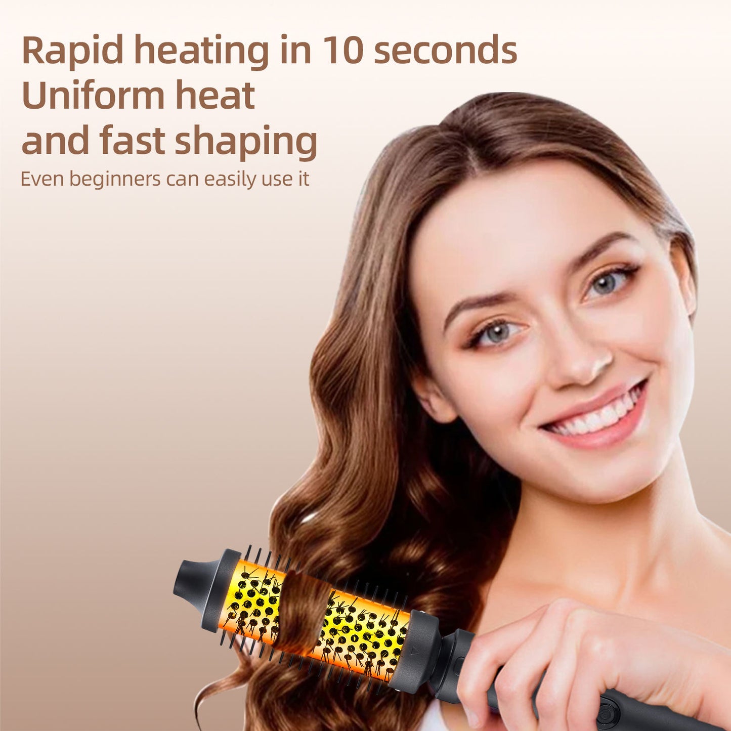 Professional 5-in-1 Curling Iron Set with Removable Barrels Create Loose Waves, Tight Curls, and Beachy Rings for Hair Types