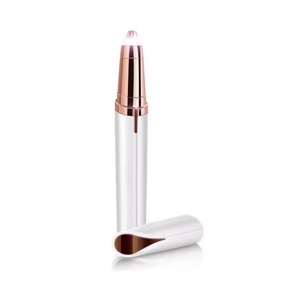 Portable Eyebrow Electric Hair Remover for Women with Led Light, Painless & Safe Eyebrow Epilator
