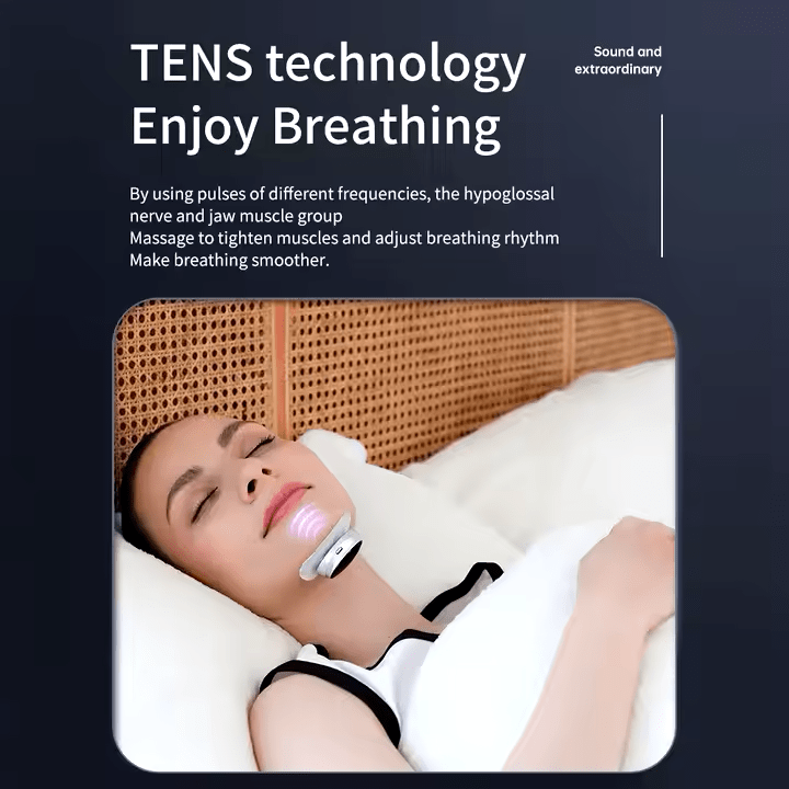 Health Care Sleep Apnea Aid Treatment Tool Breathing Corrector Smart Anti - snoring Device For Better Sleep - Sccoti