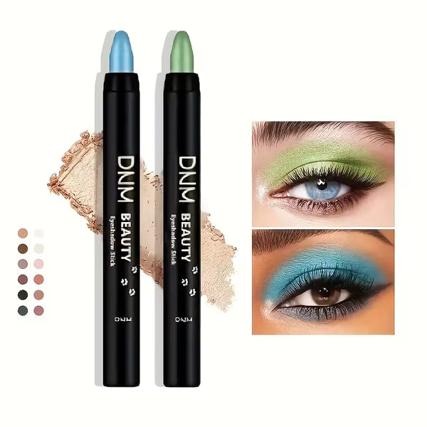16 Colori Ombretto Perlescente, Glitter Colorato Impermeabile Trucco Occhi Lunga Durata Ombretto Anti-Sbavatura