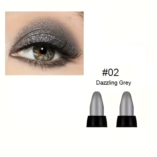16 Colori Ombretto Perlescente, Glitter Colorato Impermeabile Trucco Occhi Lunga Durata Ombretto Anti-Sbavatura