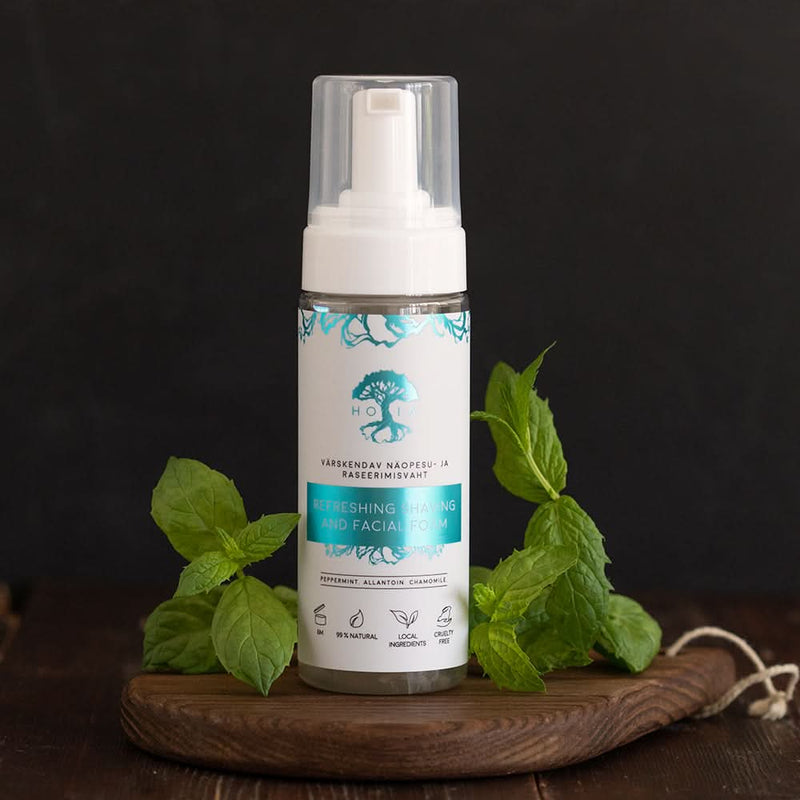Refreshing Shaving and Facial Foam, 150ml - Sccoti