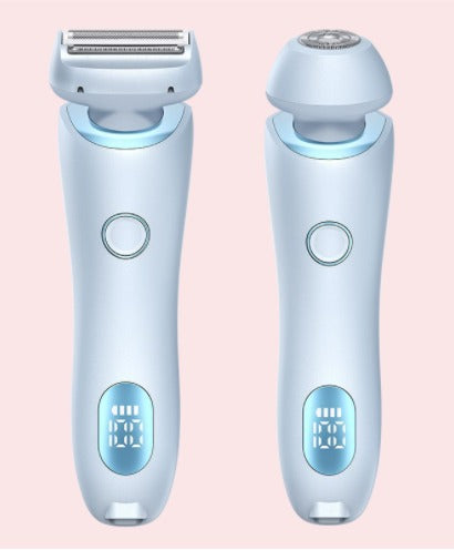 2 in 1 Livora Electric Shaver, Silkglide Pro, Bikini Trimmer for 𝐏𝐮𝐛𝐢𝐜 𝐇𝐚𝐢𝐫, Wet & Dry, Ipx7 Waterproof, Blade Replaceable, Epilator 𝐏𝐚𝐢𝐧𝐥𝐞𝐬𝐬