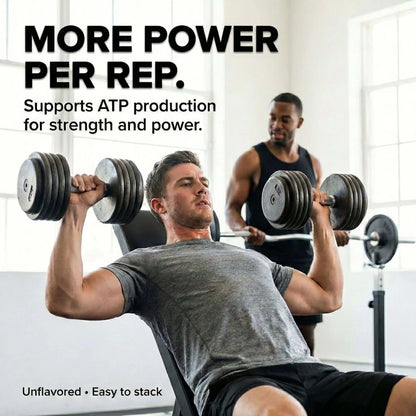 PowerVance Creatine Monohydrate 100% Micronized – Pure Creatine Powder for Muscle Strength & Performance | 5g per Serving, 300g