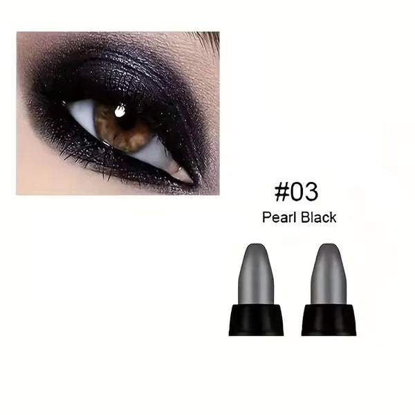 16 Colori Ombretto Perlescente, Glitter Colorato Impermeabile Trucco Occhi Lunga Durata Ombretto Anti-Sbavatura