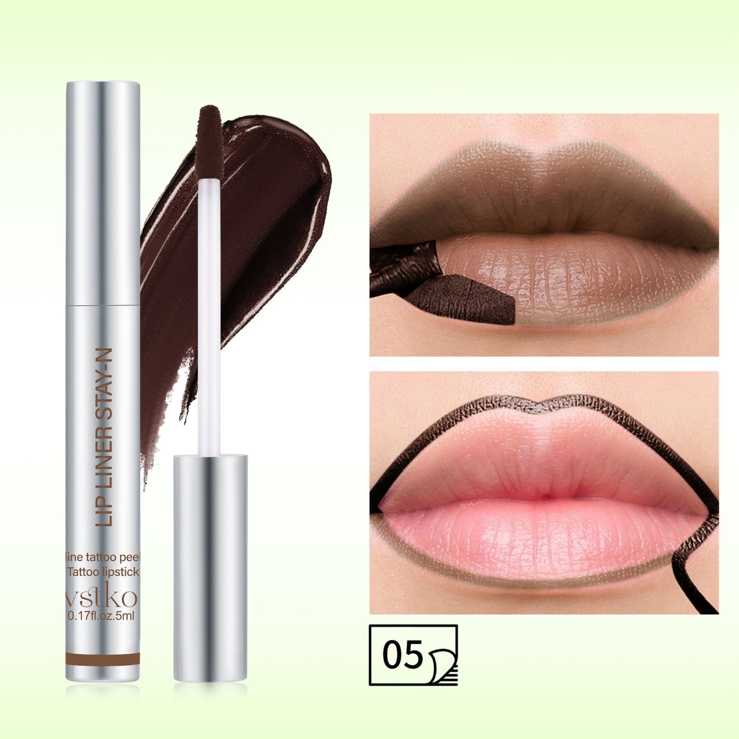 Peel-Off Matte Lip Liner & Tint