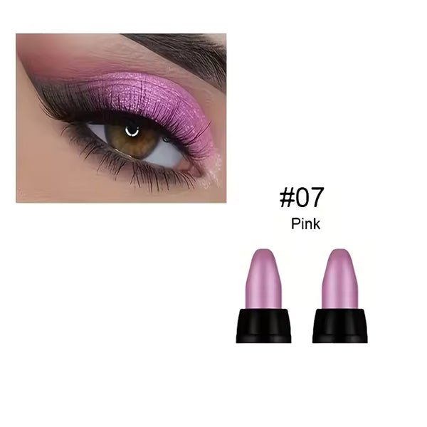 16 Colori Ombretto Perlescente, Glitter Colorato Impermeabile Trucco Occhi Lunga Durata Ombretto Anti-Sbavatura