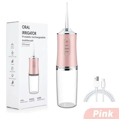 3 Modes Water Dental Flosser Pick for Teeth: Different Cleaning Modes Cordless Portable with Different Heads - Waterproof Flossing Cleaning Picks for Home & Travel